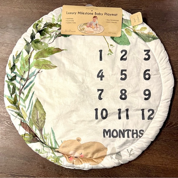 Nordstrom Accessories Manhattan Kids Luxury Milestone Baby Playmat